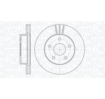 Brzdový kotouč MAGNETI MARELLI 361302040420