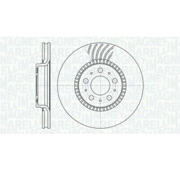 Brzdový kotouč MAGNETI MARELLI 361302040438