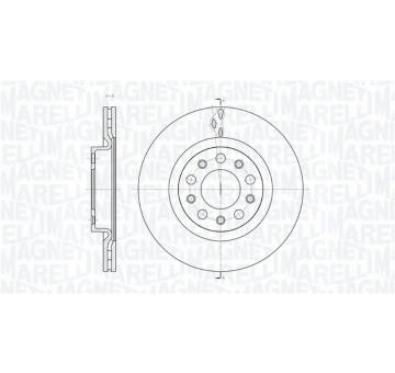 Brzdový kotouč MAGNETI MARELLI 361302040448