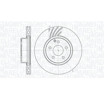 Brzdový kotouč MAGNETI MARELLI 361302040452