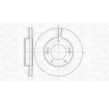 Brzdový kotouč MAGNETI MARELLI 361302040462
