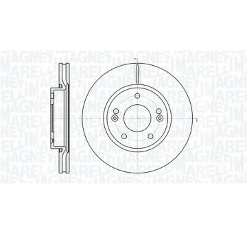 Brzdový kotouč MAGNETI MARELLI 361302040466