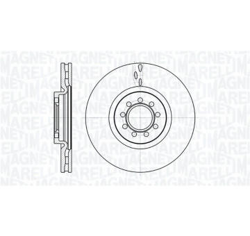 Brzdový kotouč MAGNETI MARELLI 361302040484