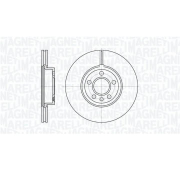 Brzdový kotouč MAGNETI MARELLI 361302040490