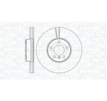 Brzdový kotouč MAGNETI MARELLI 361302040500