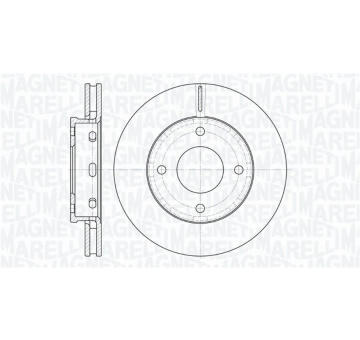 Brzdový kotouč MAGNETI MARELLI 361302040504