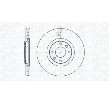 Brzdový kotouč MAGNETI MARELLI 361302040508