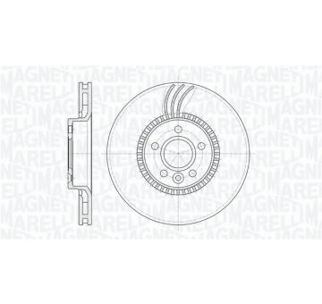 Brzdový kotouč MAGNETI MARELLI 361302040528