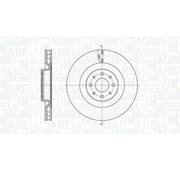 Brzdový kotouč MAGNETI MARELLI 361302040532