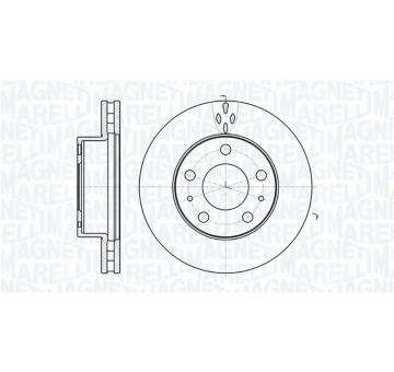 Brzdový kotouč MAGNETI MARELLI 361302040538