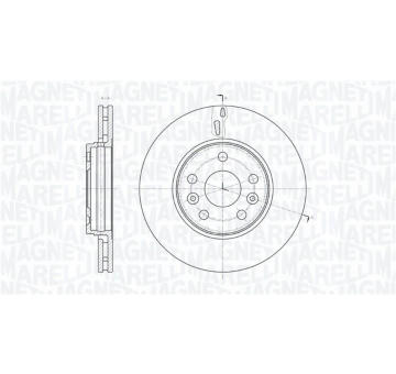 Brzdový kotouč MAGNETI MARELLI 361302040568