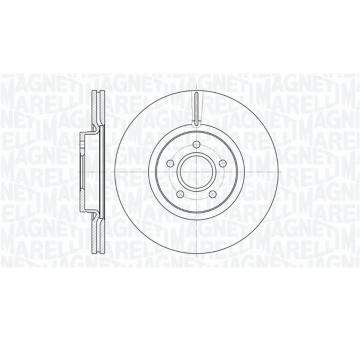 Brzdový kotouč MAGNETI MARELLI 361302040570