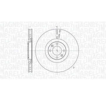 Brzdový kotouč MAGNETI MARELLI 361302040582