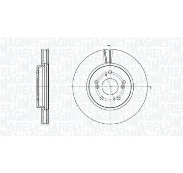Brzdový kotouč MAGNETI MARELLI 361302040584