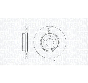 Brzdový kotouč MAGNETI MARELLI 361302040602