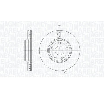 Brzdový kotouč MAGNETI MARELLI 361302040604