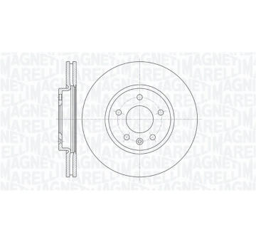 Brzdový kotouč MAGNETI MARELLI 361302040610