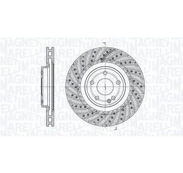 Brzdový kotouč MAGNETI MARELLI 361302040624