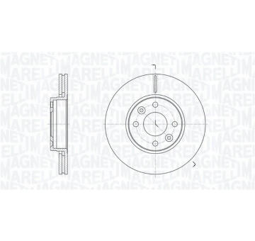 Brzdový kotouč MAGNETI MARELLI 361302040632