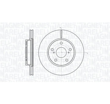 Brzdový kotouč MAGNETI MARELLI 361302040644