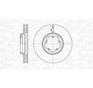 Brzdový kotouč MAGNETI MARELLI 361302040653