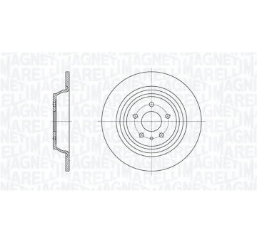 Brzdový kotouč MAGNETI MARELLI 361302040654