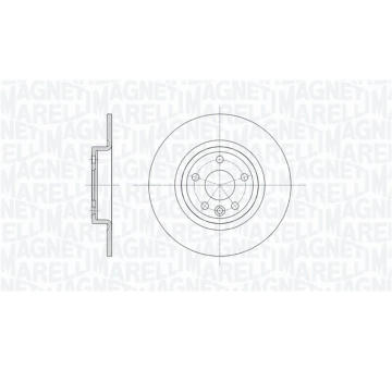 Brzdový kotouč MAGNETI MARELLI 361302040666
