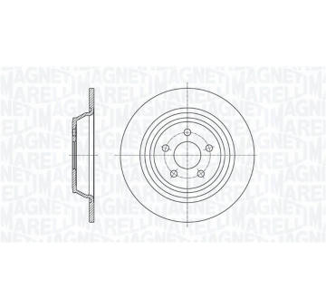 Brzdový kotouč MAGNETI MARELLI 361302040667