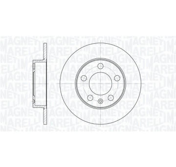 Brzdový kotouč MAGNETI MARELLI 361302040677