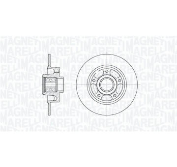 Brzdový kotouč MAGNETI MARELLI 361302040683