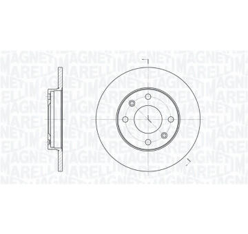 Brzdový kotouč MAGNETI MARELLI 361302040691