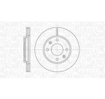 Brzdový kotouč MAGNETI MARELLI 361302040699