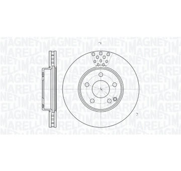Brzdový kotouč MAGNETI MARELLI 361302040703
