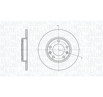 Brzdový kotouč MAGNETI MARELLI 361302040704