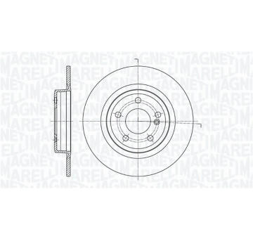 Brzdový kotouč MAGNETI MARELLI 361302040707