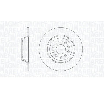 Brzdový kotouč MAGNETI MARELLI 361302040708