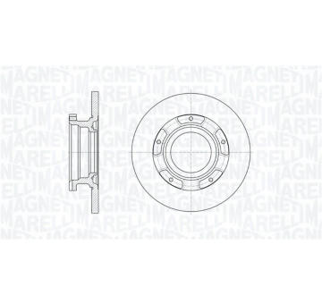 Brzdový kotouč MAGNETI MARELLI 361302040710