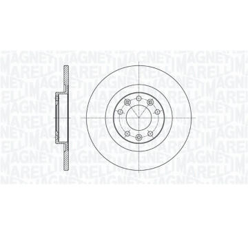 Brzdový kotouč MAGNETI MARELLI 361302040712