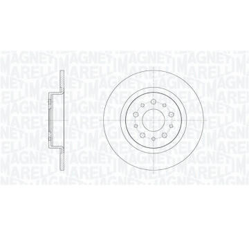 Brzdový kotouč MAGNETI MARELLI 361302040714