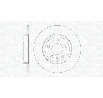 Brzdový kotouč MAGNETI MARELLI 361302040721