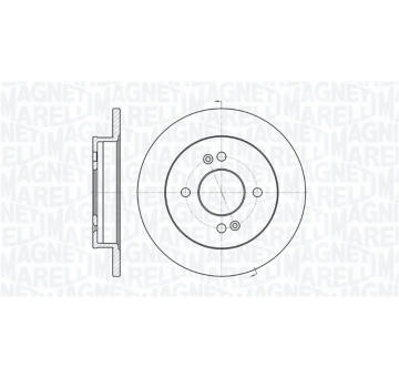Brzdový kotouč MAGNETI MARELLI 361302040722