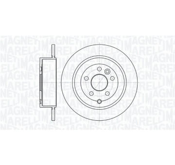 Brzdový kotouč MAGNETI MARELLI 361302040724