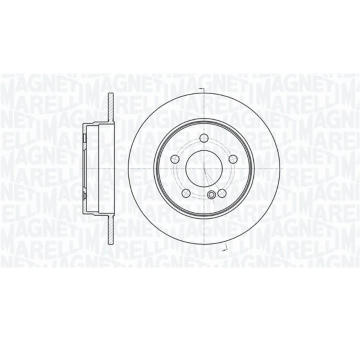 Brzdový kotouč MAGNETI MARELLI 361302040727