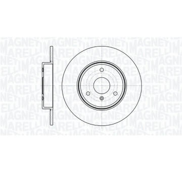 Brzdový kotouč MAGNETI MARELLI 361302040729