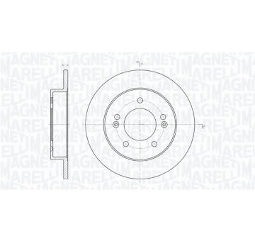 Brzdový kotouč MAGNETI MARELLI 361302040730