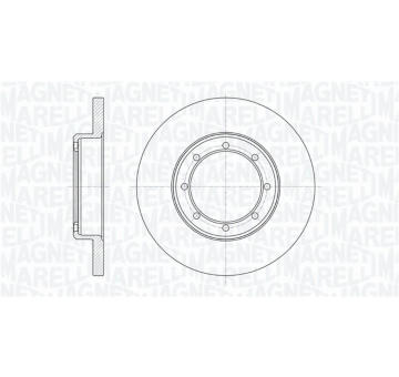 Brzdový kotouč MAGNETI MARELLI 361302040731