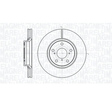 Brzdový kotouč MAGNETI MARELLI 361302040745