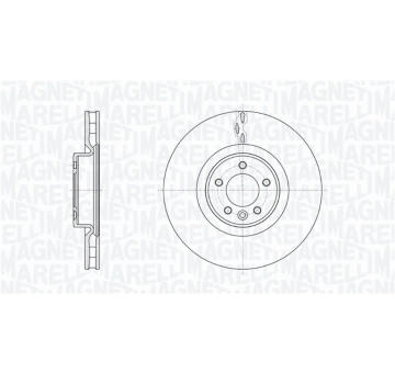 Brzdový kotouč MAGNETI MARELLI 361302040762