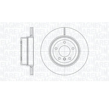 Brzdový kotouč MAGNETI MARELLI 361302040764