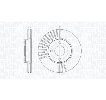 Brzdový kotouč MAGNETI MARELLI 361302040772